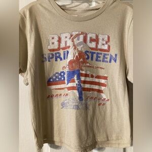Bruce Springsteen Graphic T-Shirt - Tan
